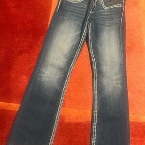 Classic Boot Cut Jeans - Dark Blue